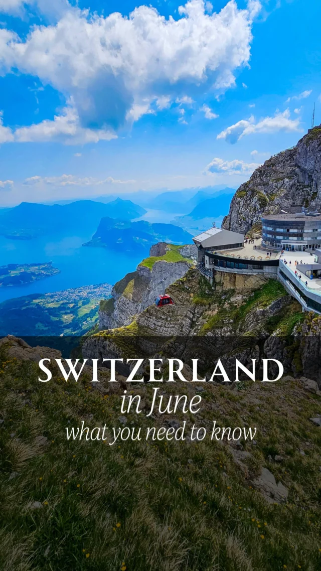 🇨🇭 Things that might be useful to know if you want to visit Switzerland in June
Today, the weather ruined our plans again, which gave me the idea to share some tips that I think could be helpful if you’re planning to come here in the near future:

🌦️ The weather is unpredictable, and the forecast can change from one day to the next. If you’re planning hikes or visits to places with panoramic views, it’s good to have a flexible schedule that you can adjust based on what the MeteoSwiss app says. Ideally, also have a backup plan with indoor activities or visits to regions where the weather is usually milder – like the canton of Ticino, for example. Don’t forget to bring waterproof gear and layered clothing, especially if you’re going to higher altitudes.

🚠 Some mountain trails and cable transport installations are not yet open for the summer season. June can still be a transition month between the ski and hiking seasons. Some cable cars start operating during the month, others only in July. Check official websites or relevant apps before planning a mountain outing, so you don’t get any unpleasant surprises.

📅 There are several public holidays that turn into long weekends, and during those times, accommodation, trains, and tourist areas can get very crowded. Both the Swiss and tourists from neighboring countries take advantage of these holidays, so it’s best to book in advance or pick less popular areas.

💡 June can be a good choice if you want to avoid the peak summer crowds, but it’s a month that requires a bit more flexibility and planning. The photos and videos in this post were taken in May and June – so despite the limitations mentioned above, there are still plenty of beautiful places to discover during this time. 🌿📸 A longer list with places to see in June coming up really soon.